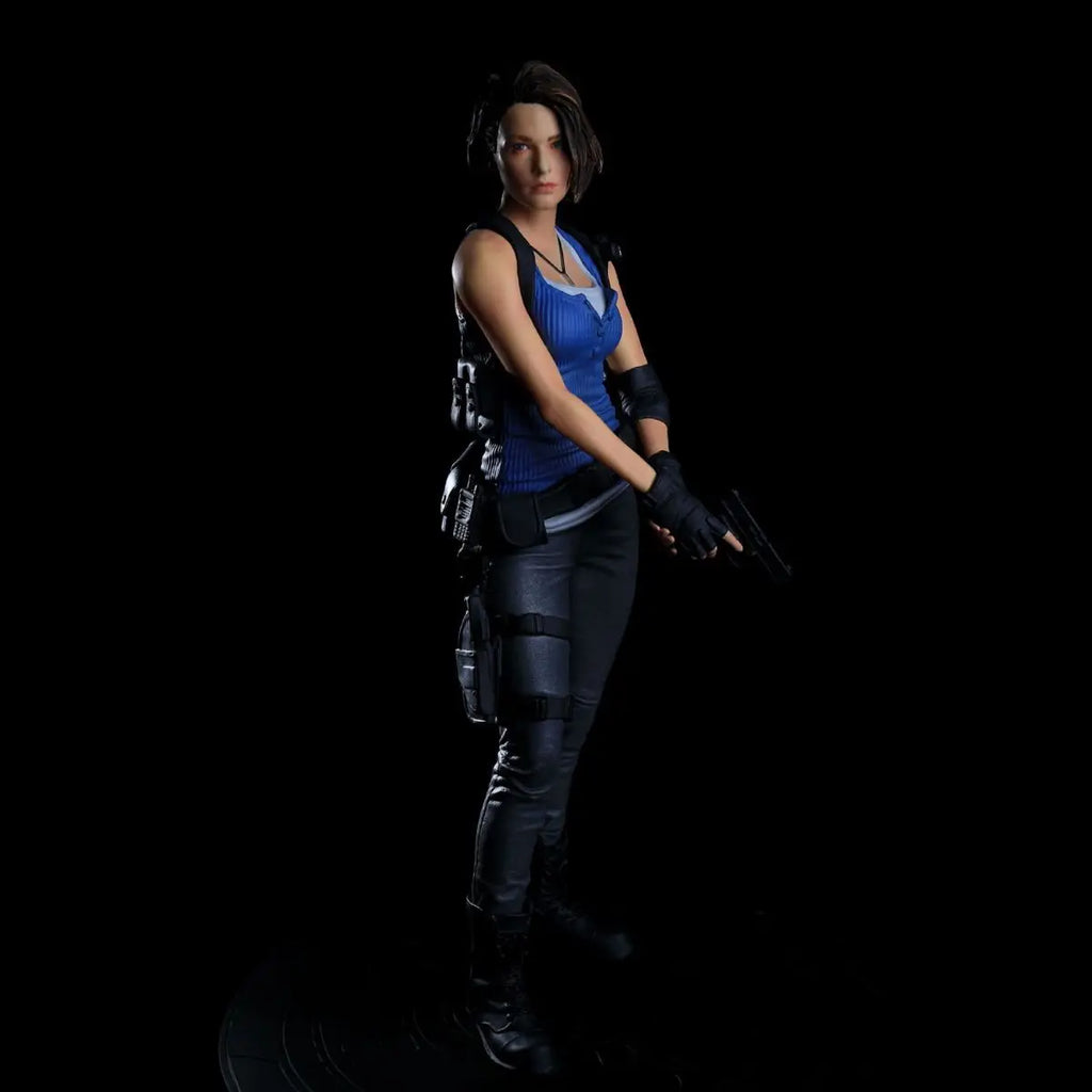 32 cm Resident Evil Leon S Scott Kennedy Actionfigur Jill Valentine Figur Spiel Biohazard Modell Spielzeug Geschenke Schreibtischspielzeug Geschenk