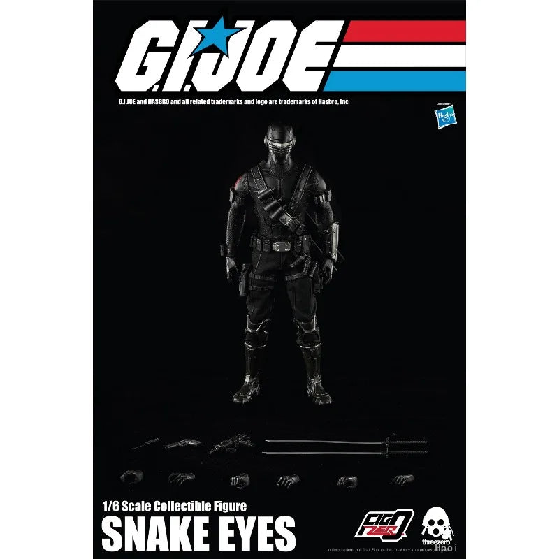 New Original Hasbro FigZero 3Z0215 G.I.JOE SNAKE EYES Action Figures Toys Collection