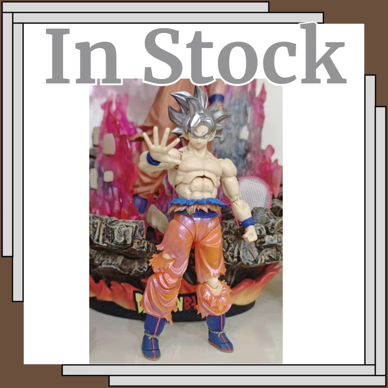 IN STOCK Bandai S.H.Figuarts Dragon Ball SON GOKU ULTRA INSTINCT LIMITS Surpassed Action Figure Model Figure Toy Decor