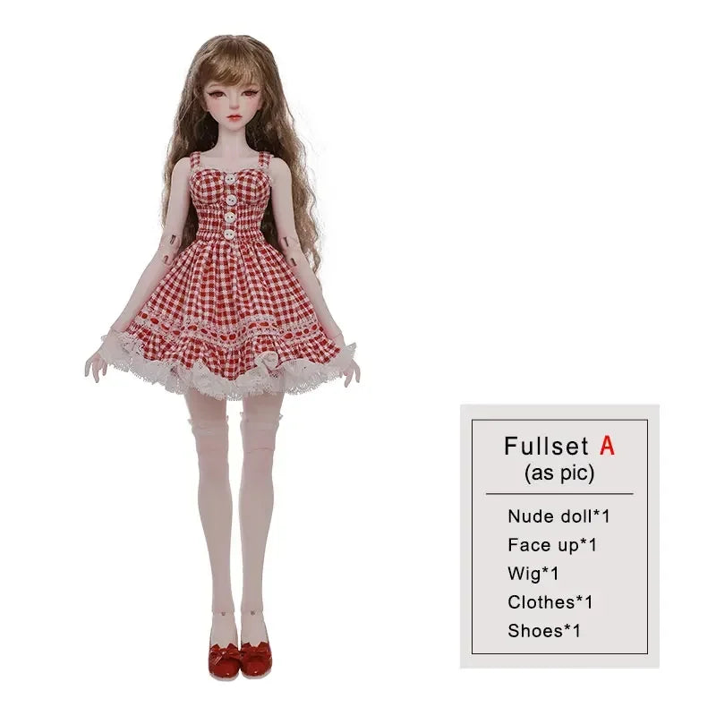 IN STOCK Bjd Doll 1/4 Carmen A Bariy Body Valentine Gifts for Children Girl Toys High Quality Ball Jointed Doll Best Figure