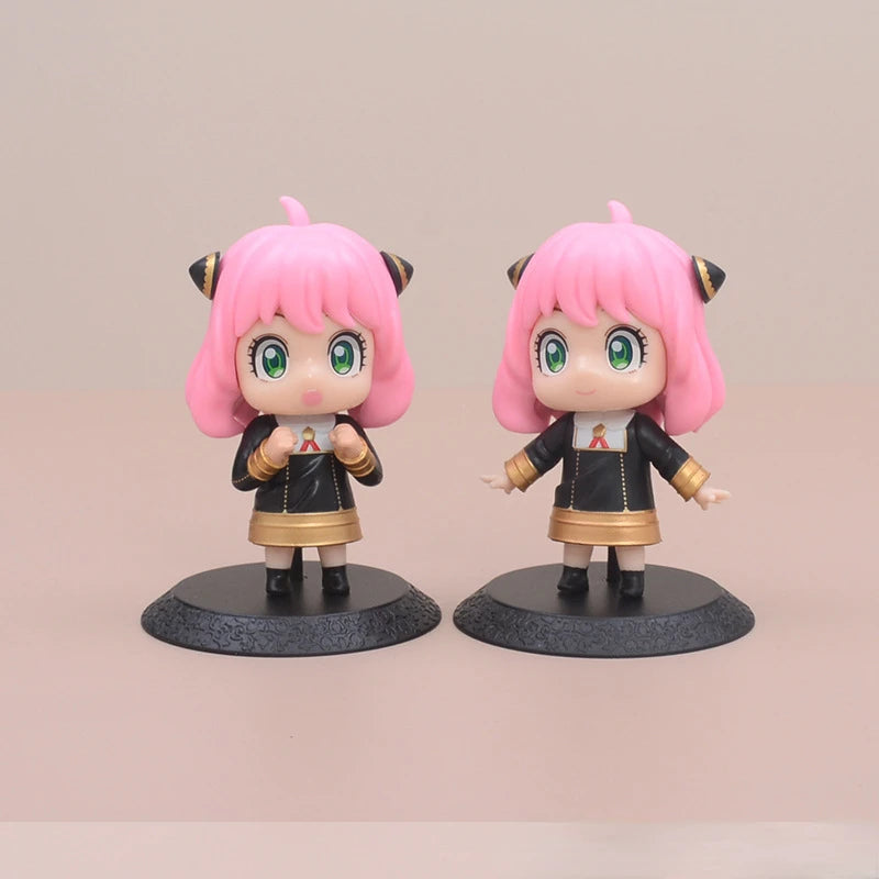 SPYxFAMILY PVC Action Figures: 1pc Random Color 10cm Q Version Spy Toys for Home Play - 6 Characters Available