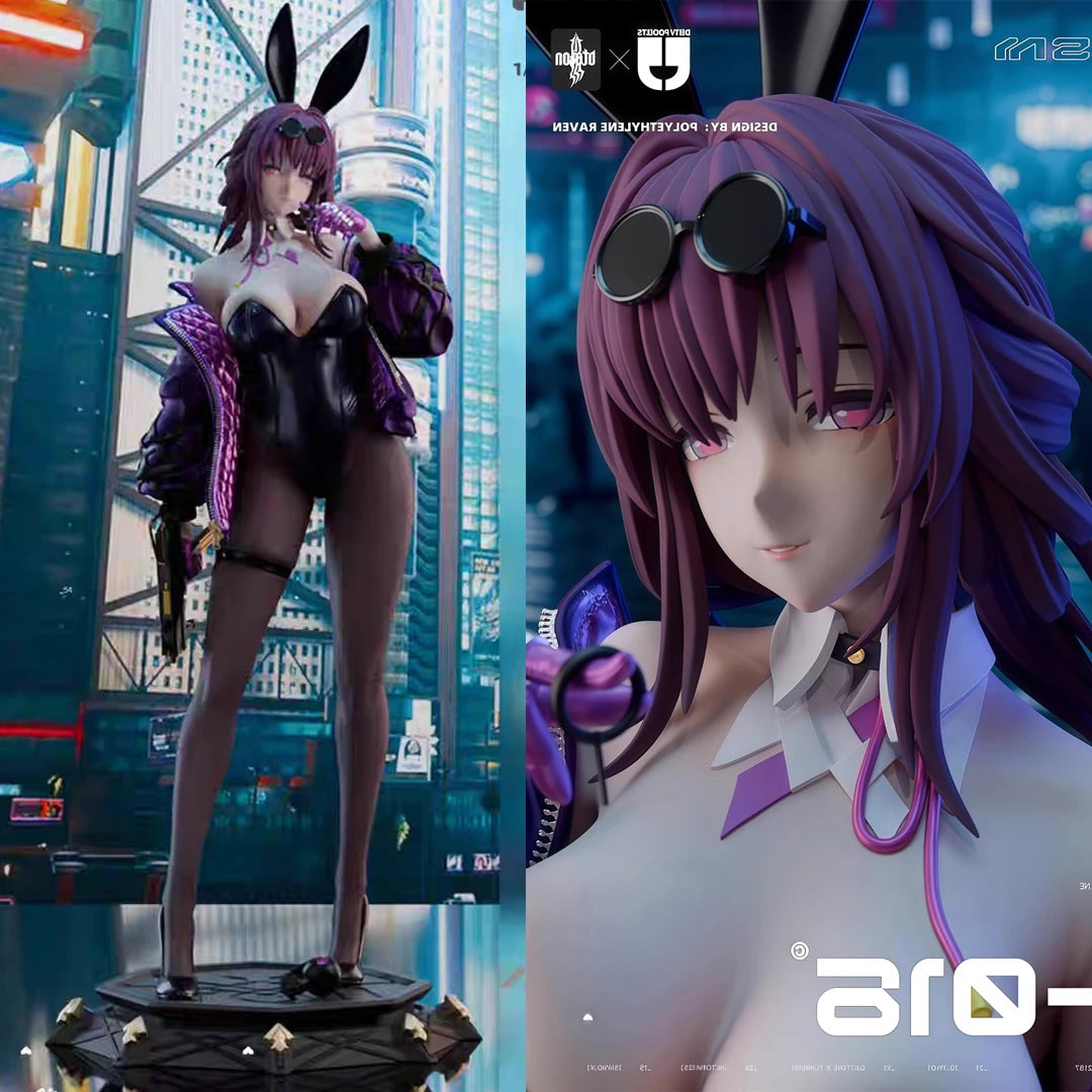 31 cm Honkai: Star Rail Figur Kafka Anime Bunny Girl PVC Actionfigur Spielzeug Dtalon Dirty Game Statue Erwachsenensammlung Modellpuppe