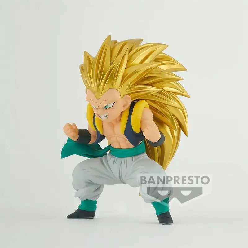 Bandai Original Dragon Ball Z Anime Figure Super Saiyan 3 Gotenks Blood Of Saiyans-special Xvi Action Figure Toys For Adult Gift