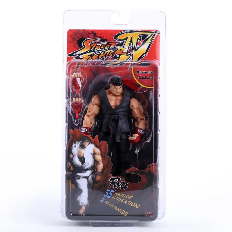Street Fighter CHUN LI RYU Ken Guile Akuma Articulated PVC Action Figure Collectible Model Toys