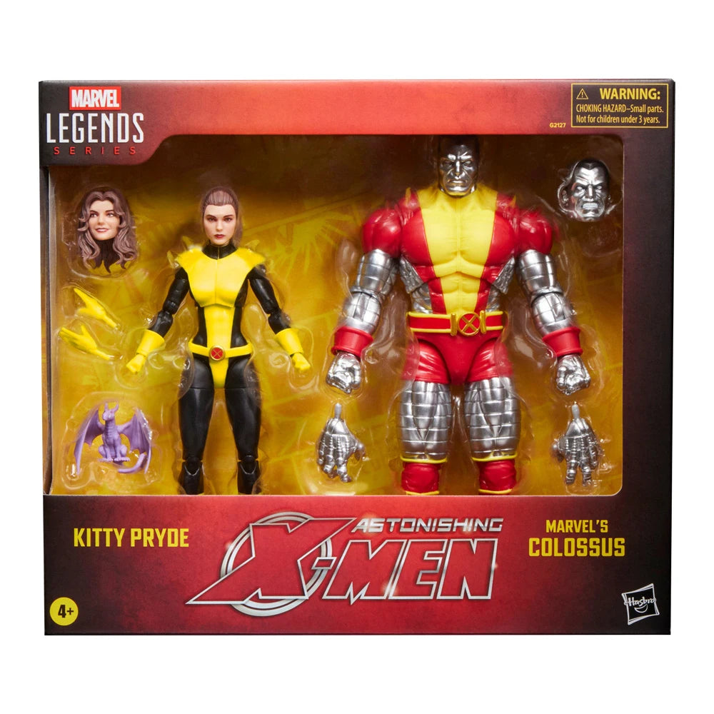 Hasbro Marvel Legends Series X-Men Kitty Pryde & Colossus 6-Inch 2-Pack Action Figure Collection Original Model Toy Gifts