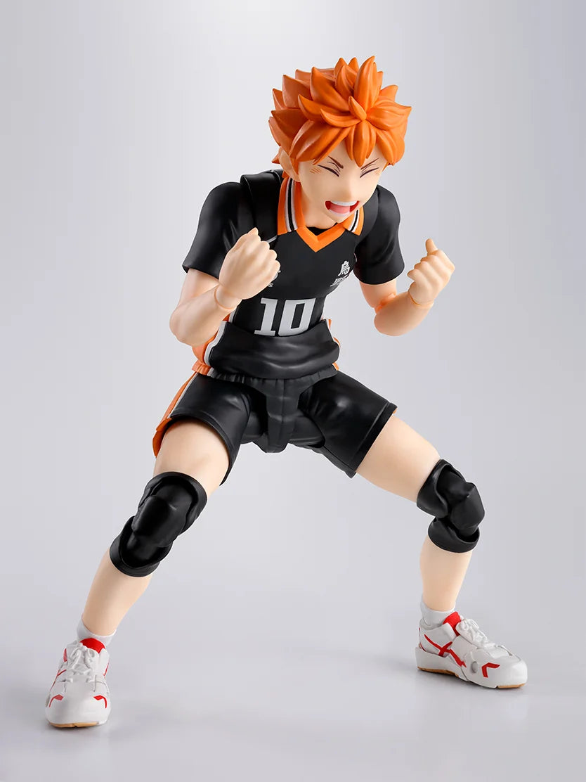 Original BANDAI S.H.Figuarts Shoyo Hinata Haikyu!! Anime Figure Toys Action Figurine PVC Model Collection
