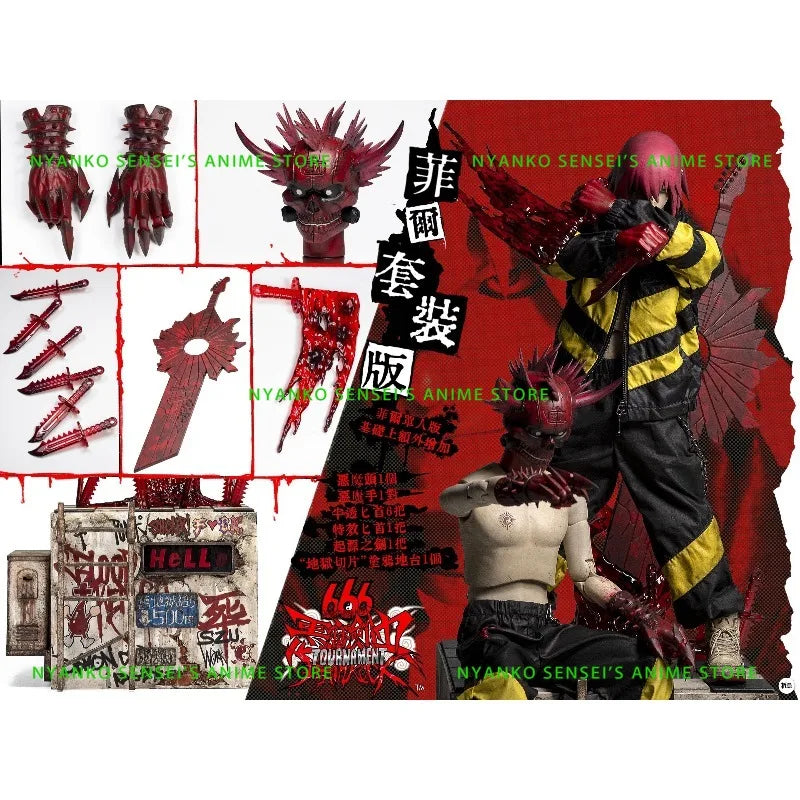 In Stock RUINSWORK Ruins Demon Swordsman Series Fiel 1/6 Scale Action Figure Anime Model Trendy Toys Desktop Collectibles