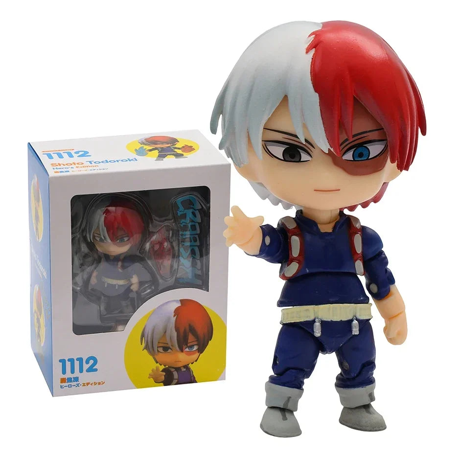 Bakugo Katsuki 705 Izuku Midoriya 686 Todoroki Shoto 1112 Cute Action Figure Face Changeable Collection Model Doll Gift
