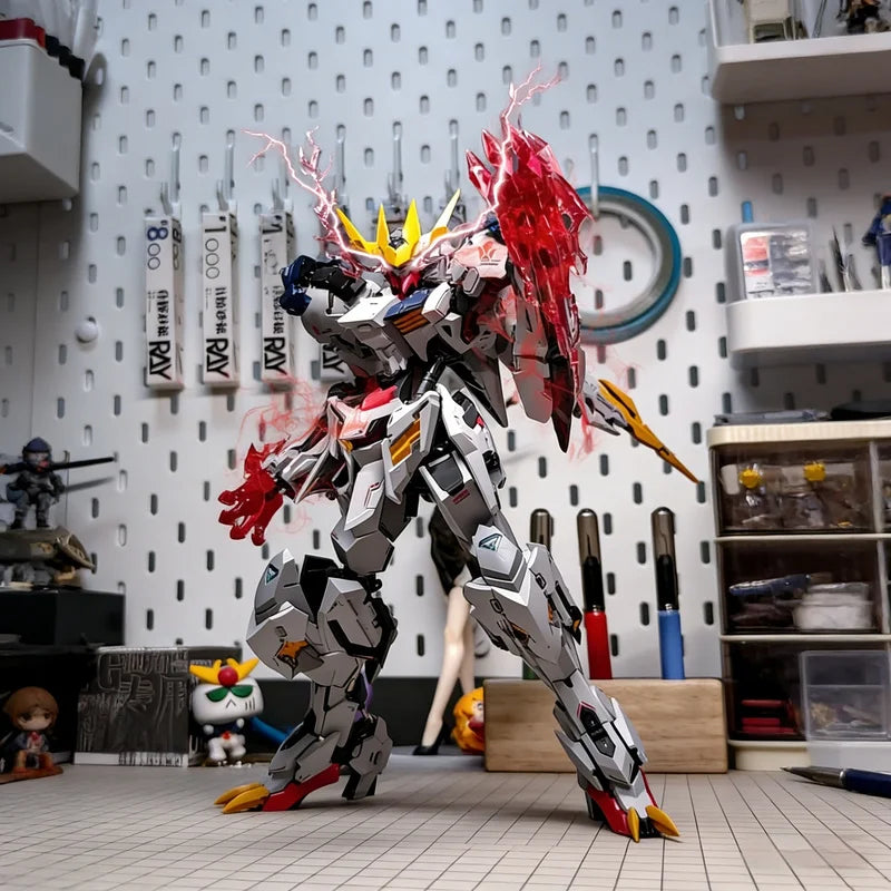 【IN STOCK】Wolf Technology Wolf King Alloy Skeleton 1/100 Barbatos Assembly Model Mecha Assembly Model Kit Action Figure Toy Gift