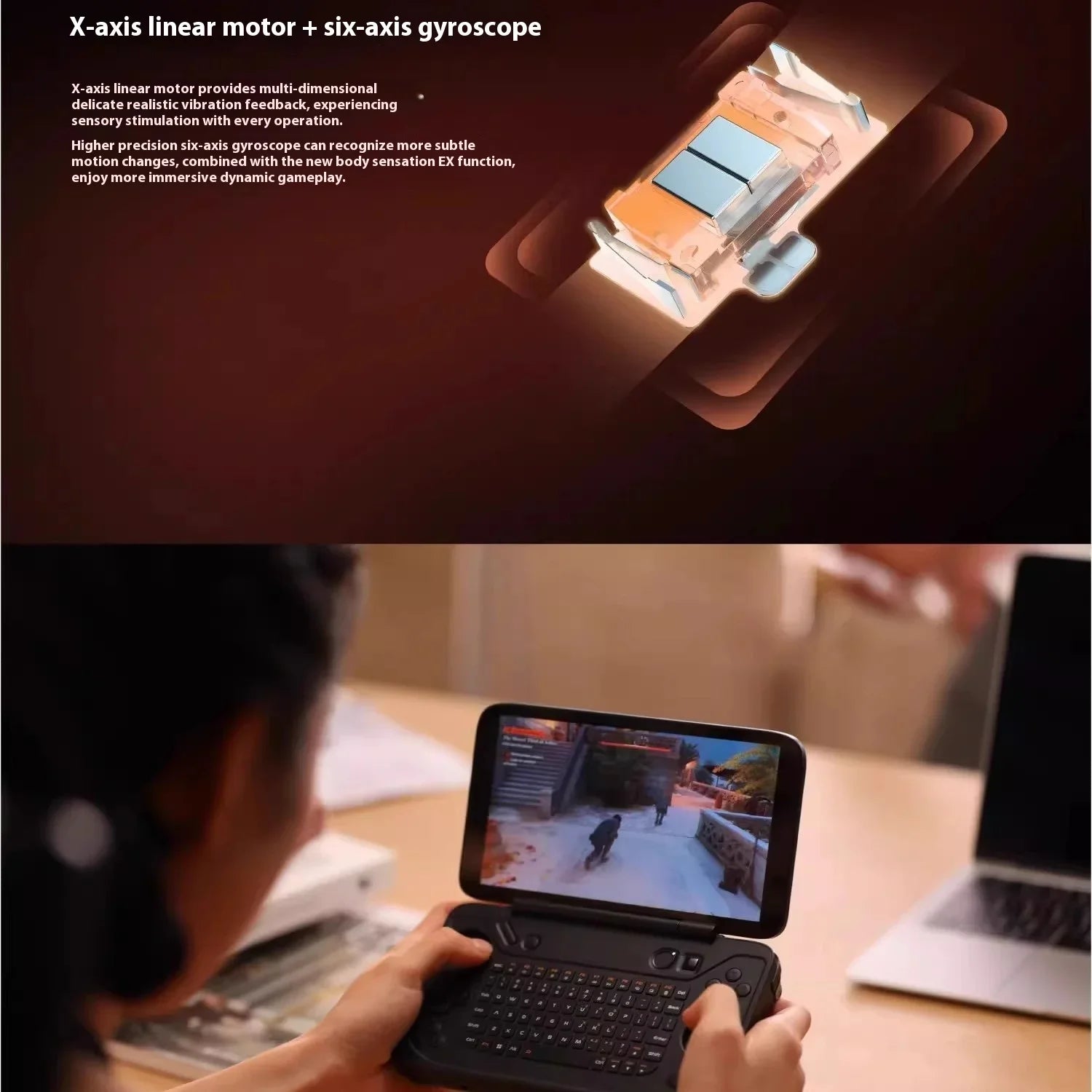 AYANEO FLIP DS/KBAMD Game Console 8840U Dual Screen Display 120HZ High Refresh Rate Two-in-One Computer PC Game Console Steam