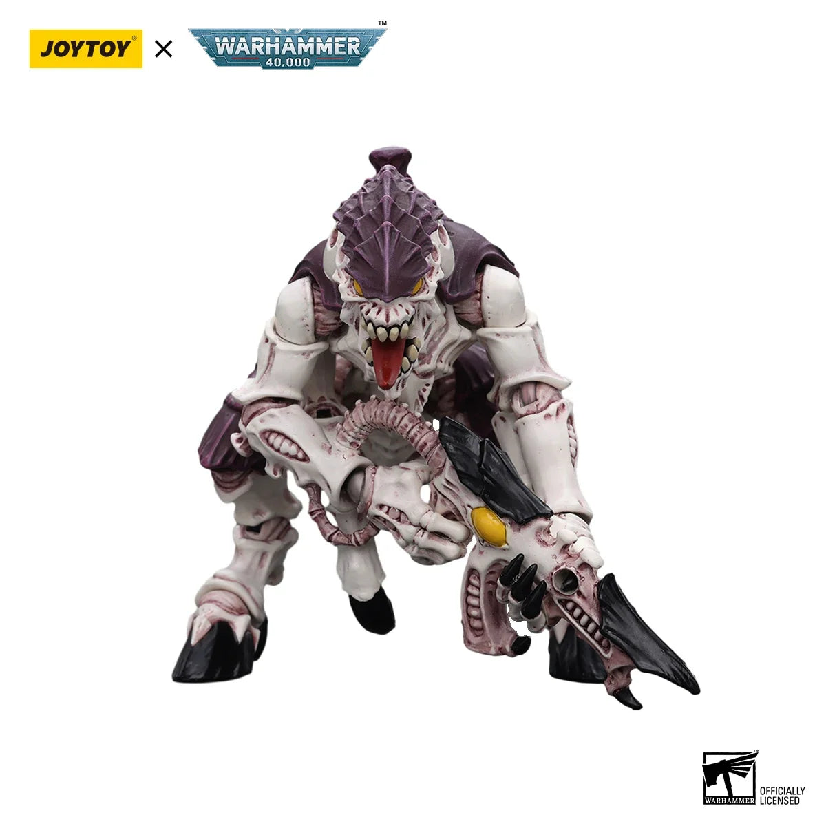 【MT】JOYTOY 1/18 Action Figure Warhammer 40K Tyranids  Hive Fleet Leviathan Tyranid Warrior with Boneswords Fleshborer