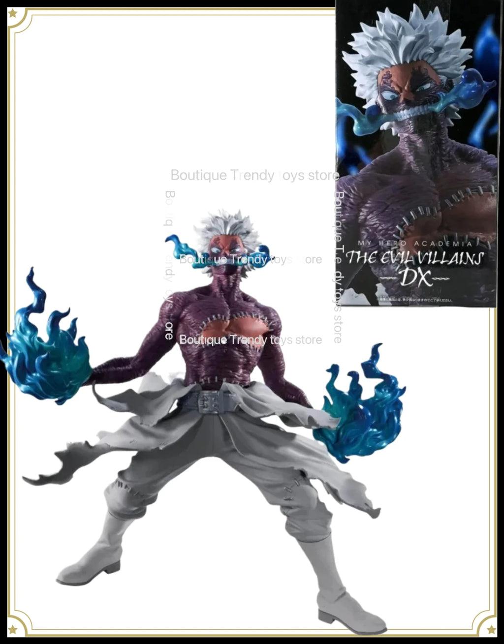 Bandai Original BANPRESTO Anime My Hero Academia THE EVIL VILLAINS DX Dabi PVC Action Figure Collectible Model Toy Gifts