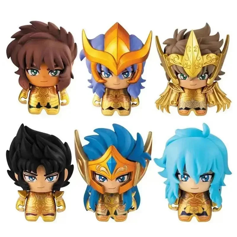 Bandai Genuine Saint Seiya Series Gashapon 1 Series 2 Golden Twelve Saints Anime Figure Collectible Ornaments Toys New in Shelf