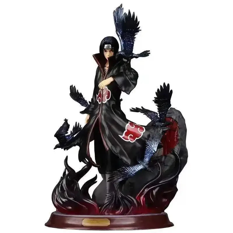 Shippuden Anime Figure Akatsuki GK Uchiha Itachi Tsukuyomi Manga Statue PVC Action Figure Колекционерски модел Играчки Кукла