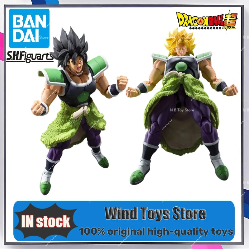 In Stock Bandai S.H. Figuarts Broly Dragon Ball Super Anime Figure Action Model Figures Toys Toys Gift