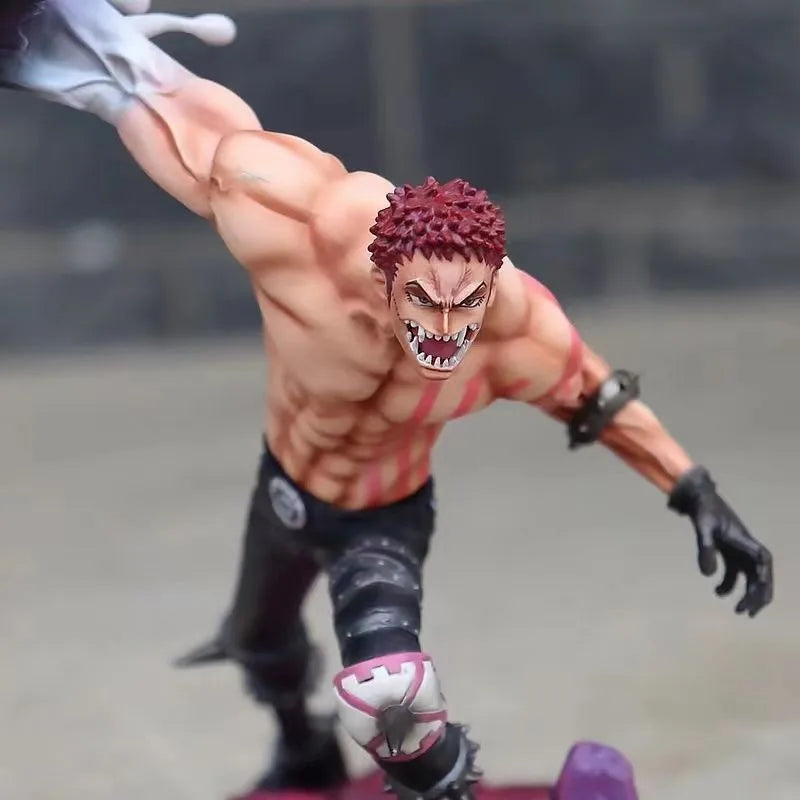 23cm One Piece Figure Charlotte Katakuri Anime Peripheral Cartoon Toys Model PVC GK Statue Figurine Doll Decora Collection Gifts