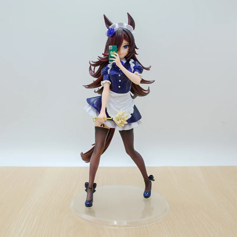 25cm Umamusume Pretty Derby Rice Shower Anime Girl Figure Satono Diamond/Matikanetannhauser/Kitasan Black Action Figure Doll Toy