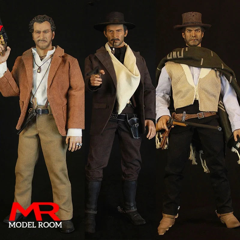 REDMAN TOYS RM042 RM043 RM044 1/6 The Western Cowboy GOOD BAD UGLY Action Figure 12'' Male Soldier Figure Collectible Model Toy
