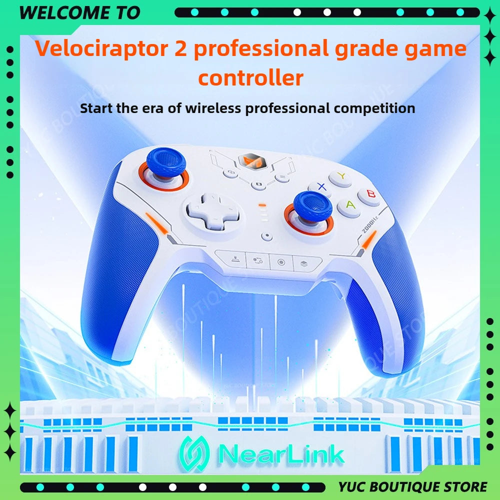 Bigbigwon GamePad Retro Game Control Star Flash Wireless Bluetooth Gamepads Somatosensory Controllers Custom 2000hz Steam Game