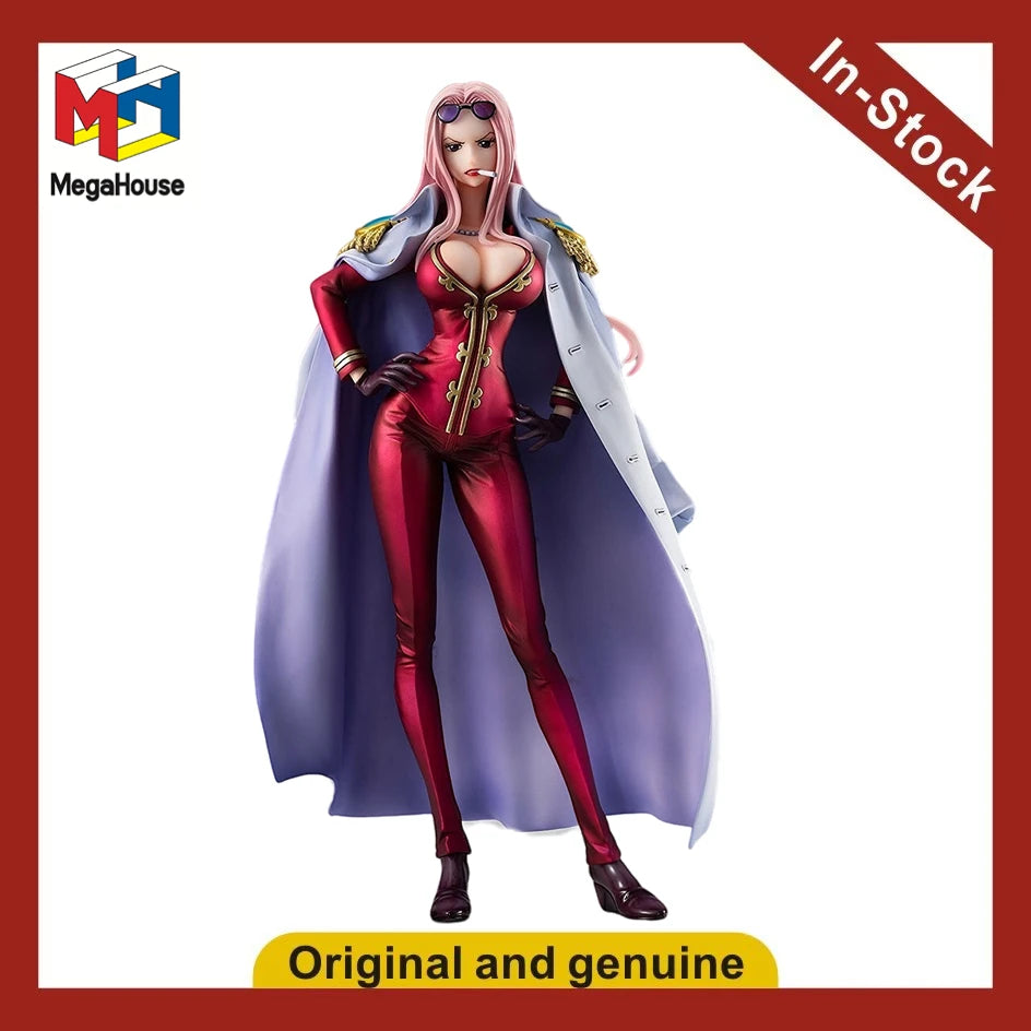 In Stock Original MegaHouse POP Hina Kurosaki Hina Vice Admiral Anime Figures Model Toy Gift Collection Ornament