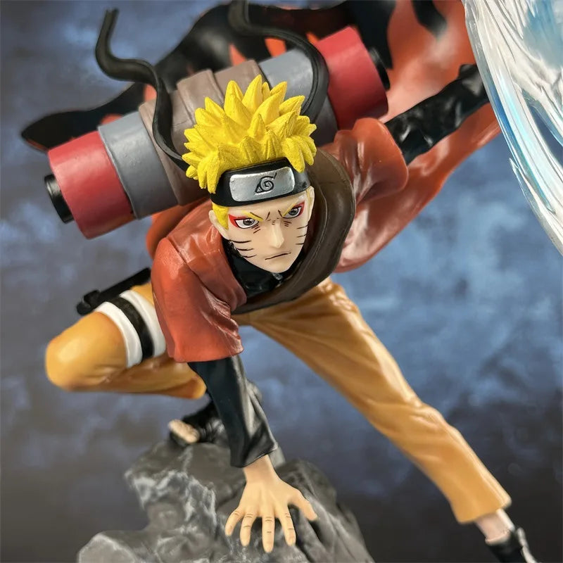 32cm Anime Naruto Figure Naruto Spiral Maru Sennin Naruto Action Figurine Pvc Statue Doll Collection Decoration Model Toys Gift