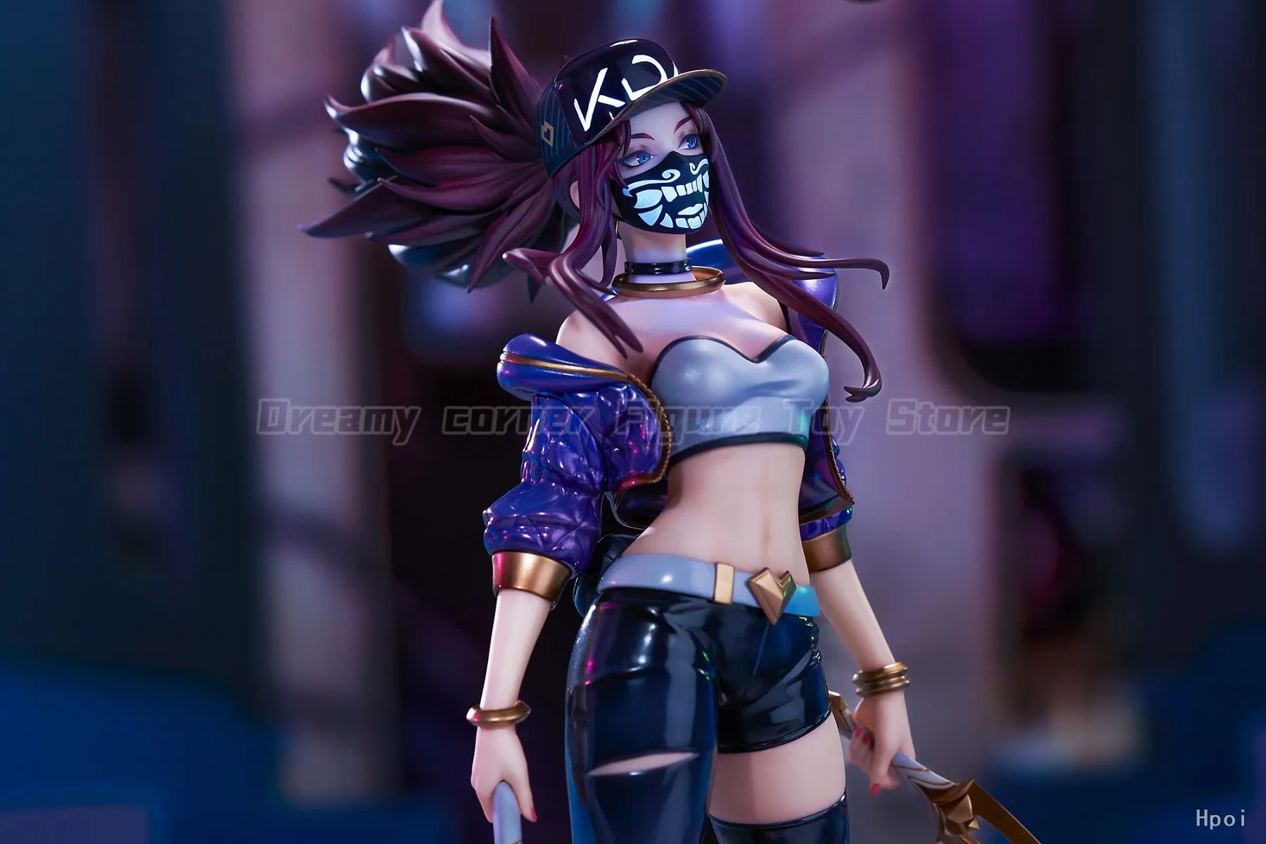 【Auf Lager】 Original APEX-SPIELZEUG League of Legends Akali 1/7 Scale Figure Spielzeug Modell Ornamente Sammlung
