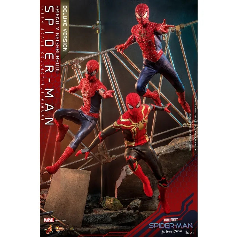 Original MARVEL SPIDER-MAN: NO WAY HOME FRIENDLY NEIGHBORHOOD SPIDER-MAN Anime Figure Model Toys Collection