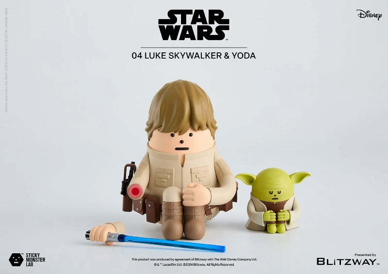 In Stock BLITZWAY SML Series Star Wars Statue Darth Vader Luke Yoda SW01-04 Figure Anime Models Toy Doll Gift Collectible