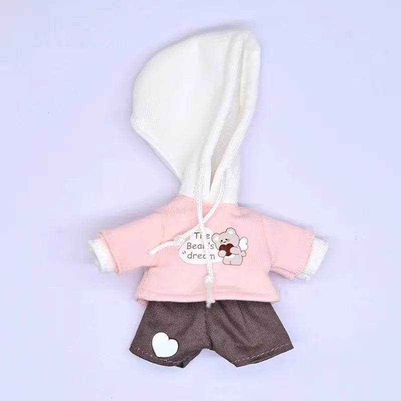 Obitsu 11 Doll Sports Hoodie Clothes Shorts Suit For OB11 Gsc 1/12 Molly Body 16~17cm BJD Doll Cloth Doll Outfit Clothes
