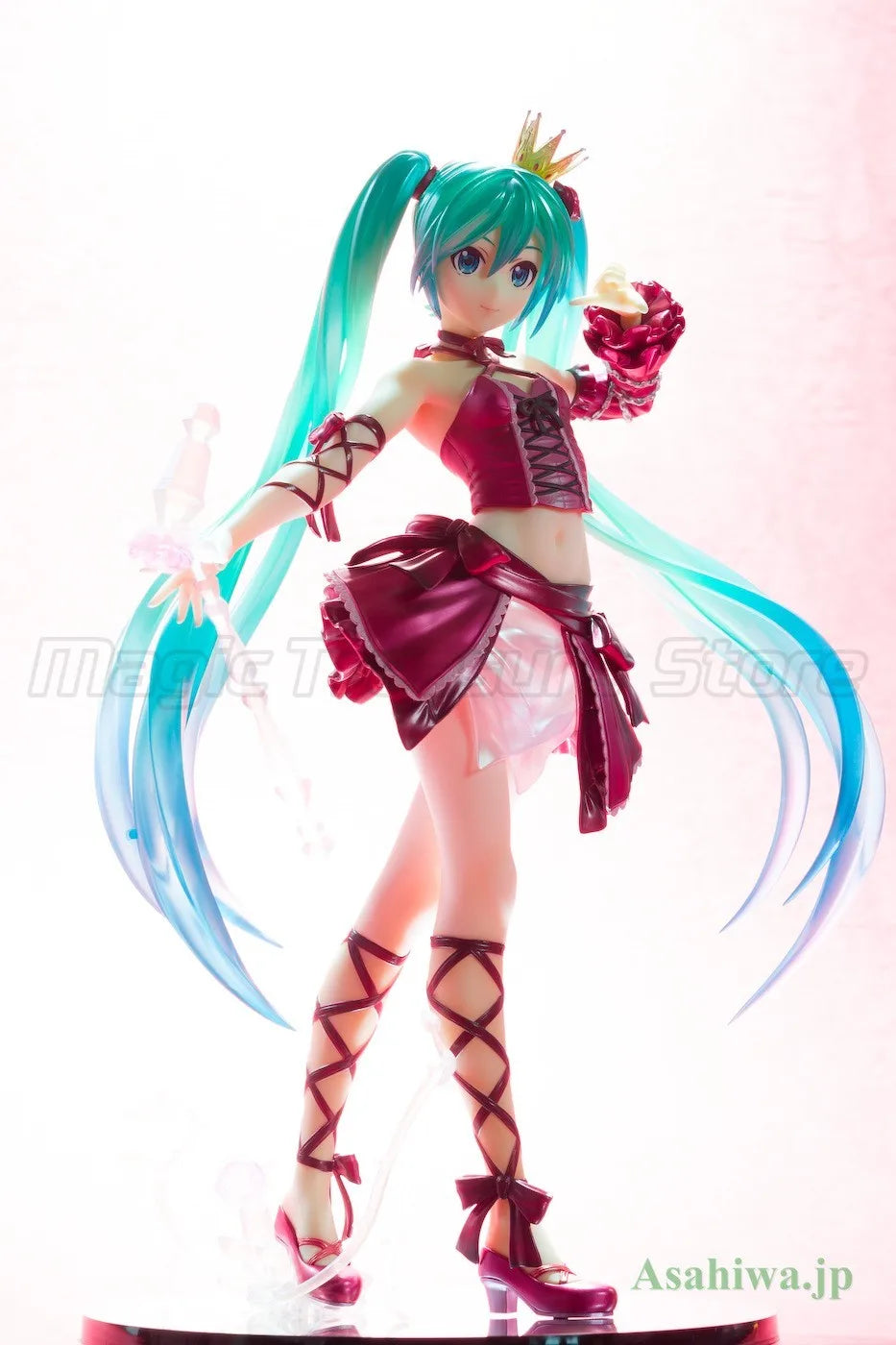 【MT】Original Max Factory VOCALOID Hatsune Miku Project DIVA DIVA- 2nd Burgundy Dress Ver 1/7 Scale Figure Toy Collection Model