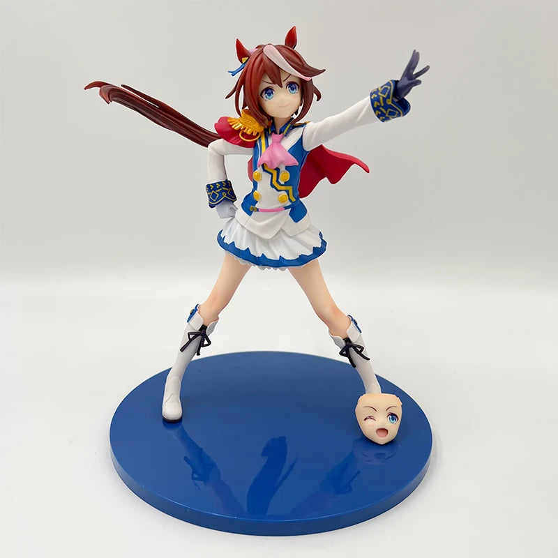 25cm Umamusume Pretty Derby Rice Shower Anime Girl Figure Satono Diamond/Matikanetannhauser/Kitasan Black Action Figure Doll Toy
