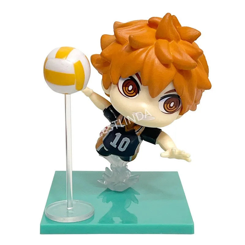 Volleyball Junior Model Decoration Multi-character Doll Q Version Collection Model Anime Desktop Decoration Christmas Toys Gift