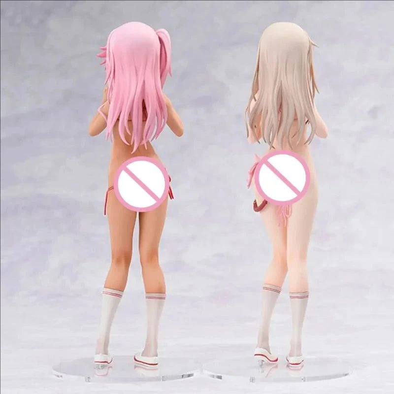 21cm Sexy Anime Fate Kaleid Liner Prisma Illya Illyasviel and Chloe Von Einzbern Puella Magic Madoka Sakura PVC Action Figure