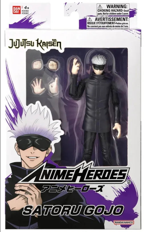 Hot 17cm Bandai Original Jujutsu Kaisen Action Figure Gojou Satoru  Itadori Yuji Fushiguro Megumi Action Anime Birthday Gift Toy