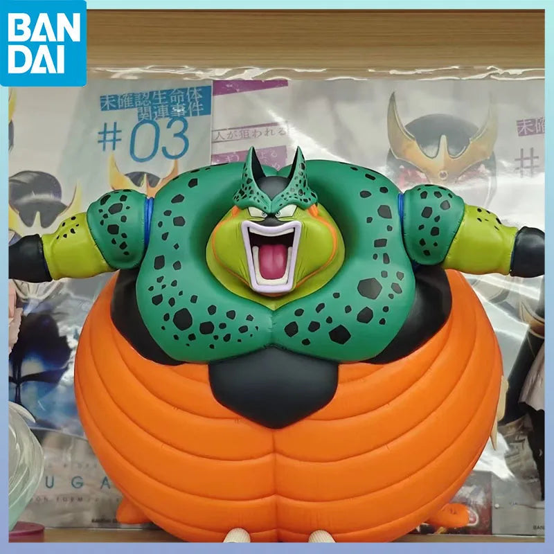 BANDAI Ichiban Kuji Dragon Ball VS Omnibus Cross Semi - Perfect Cell Battle Figurine Assemble Model Kit Model decoration Kawaii
