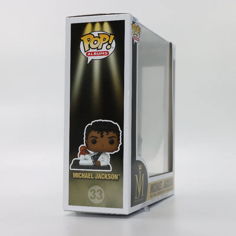 Original Funko Pop Michael Jackson  Anime Action Figure Album Cover MJ Rock Singer Collectible Model Ornaments Toy Gifts