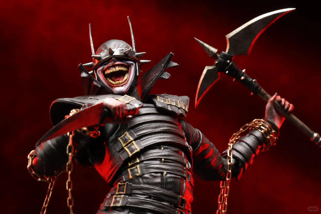 In Stock Genuine LPZZ UPFinegures Dark Nights Metal The Batman Who Laughs Laughing Bat Action Figure Collection Gifts