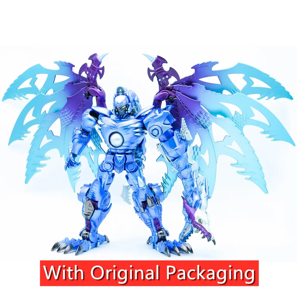 JiangXing   Robot JX-MB-01 ColdDragon MataiBeast-01B BW Winged Red Blue Dragon The Second Batch Action Figure