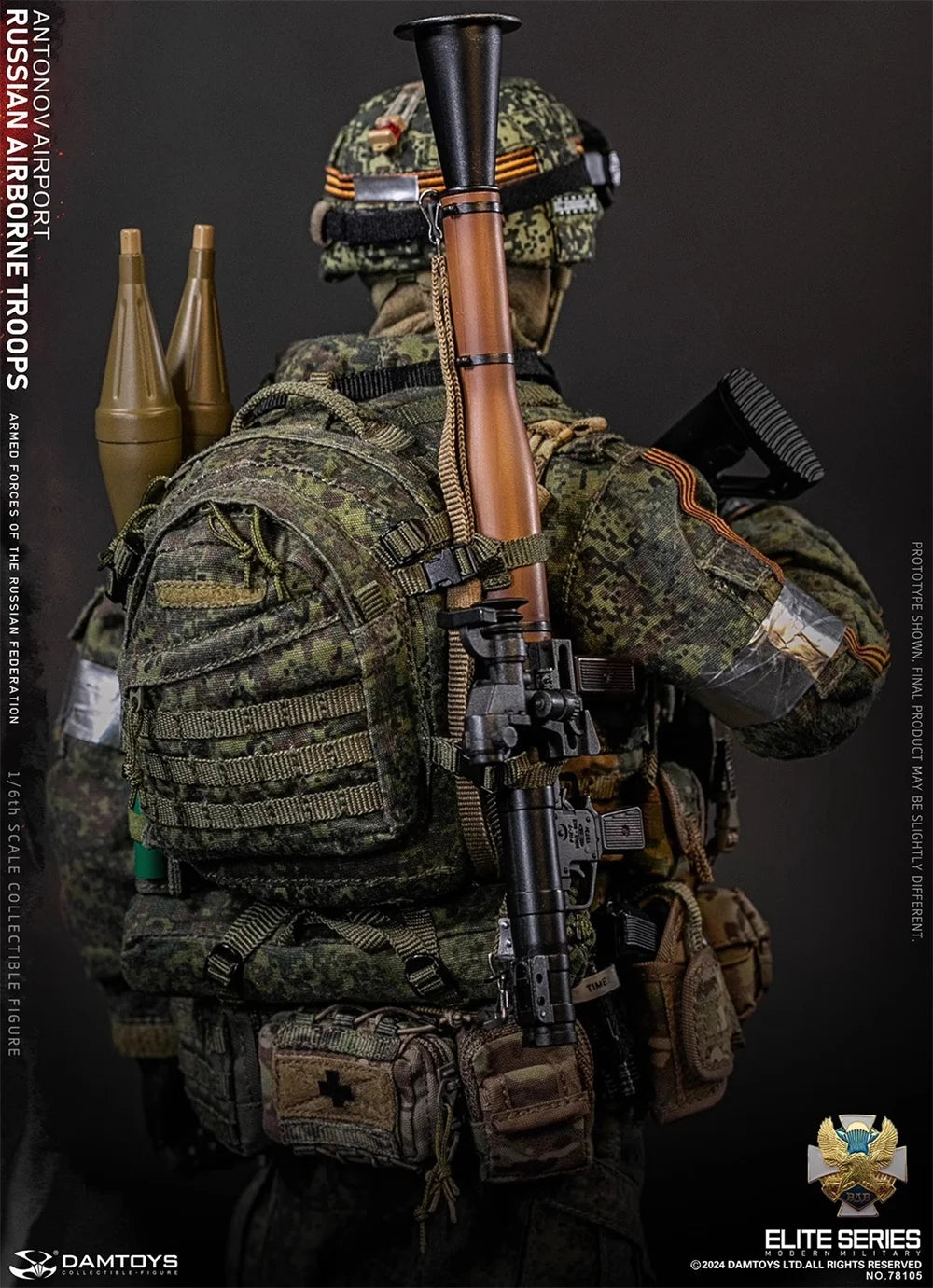 For Sale 1/6 DAMTOYS DAM 78105 The Russian Action Figure Soldier Doll Airport Full Set Moveable About 12" Gift For Fans Collect
