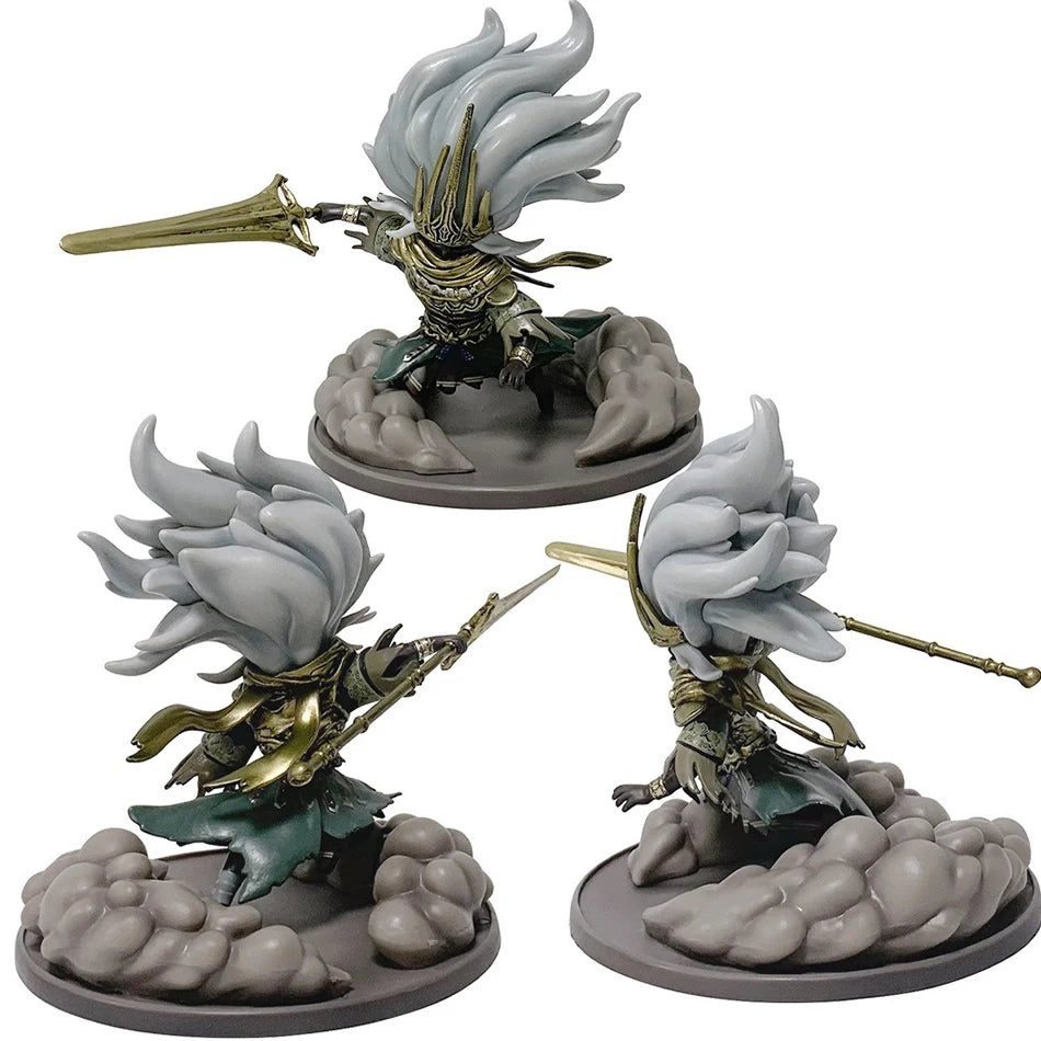 Dark Souls III 14cm Nameless King (Dragon-Slaying War God/Sun Warrior) PVC Figure - Desktop Ornament Toy Gift