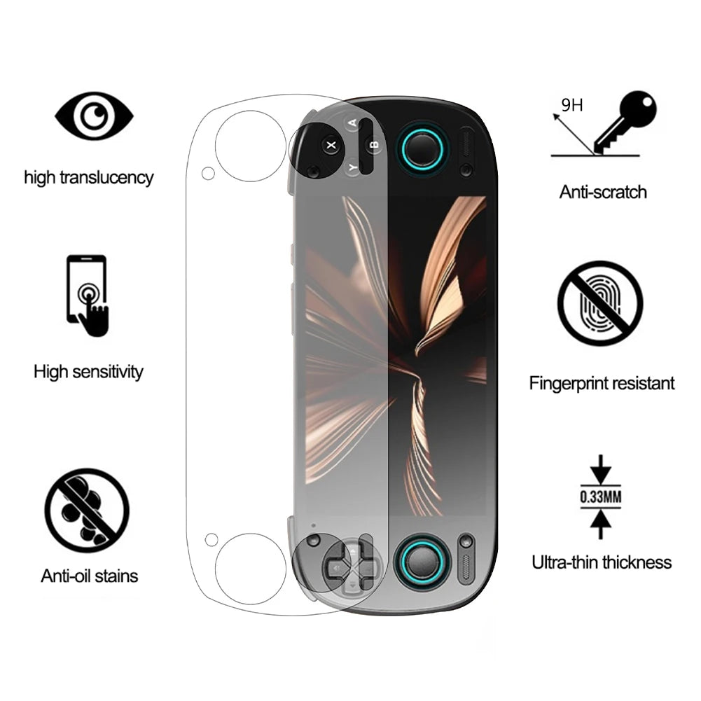 For Retroid Pocket 5 Tempered Glass Screen Protector Films Anti-Scratch 9H Screen Tempered Film Tempered Glass Protective Film