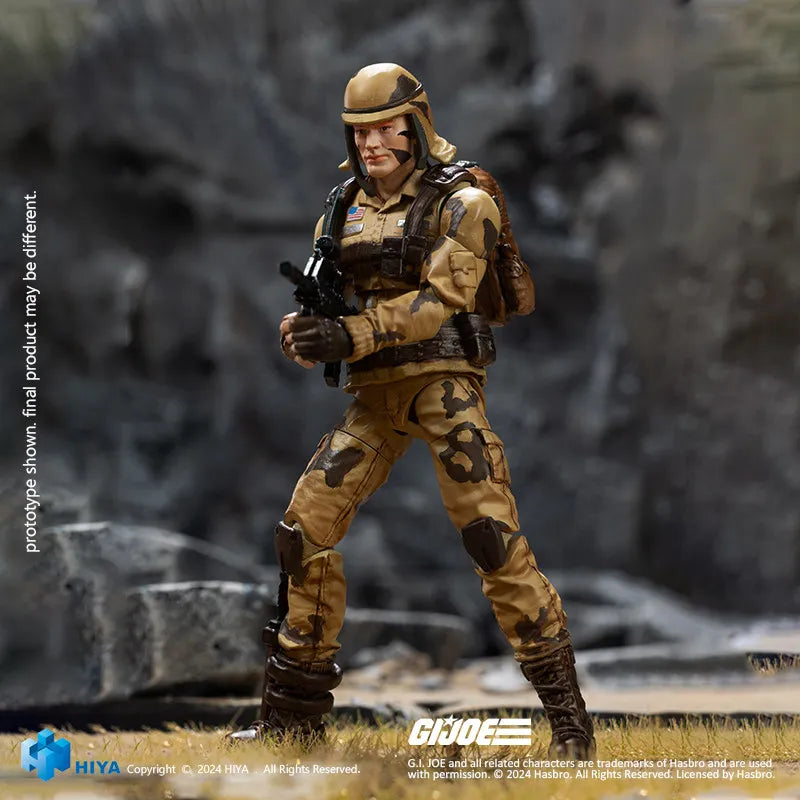 1/18th HIYA EMG0365 Male Soldier Doll Full Set Moveable Action Figure About 10.5CM with Platform Gift For Fans Collect