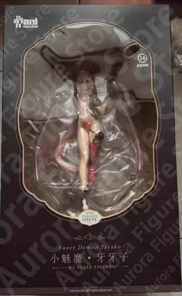 In Stock 100% Original AniMester Yayako Little Succubus 1/7 Anime Statue Machine Girl Toy Gift Model Collection Decoration Hobby