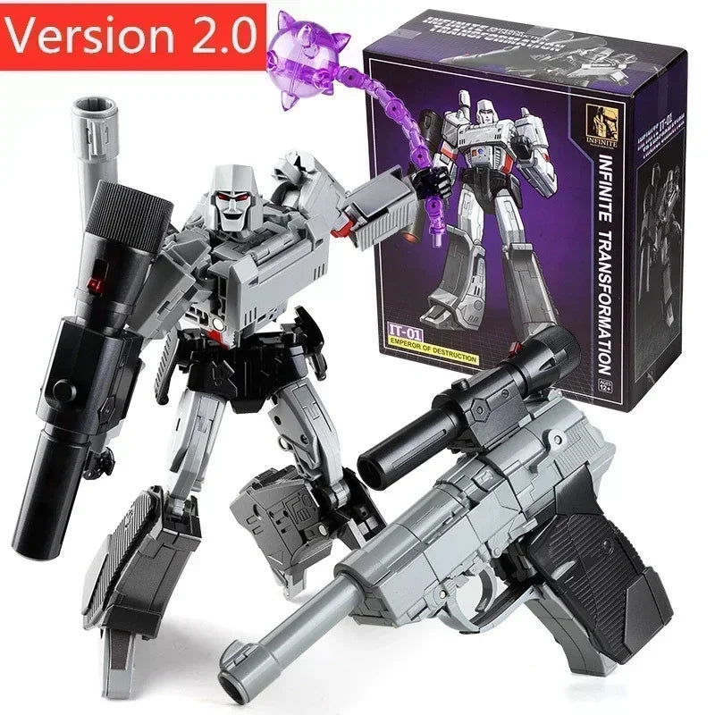 BMB Transformation G1 MGTron IT-01 2.0 MP-36 Emperor of Destruction MP36 IT01 Upgraded Version Action Figure Toy in Stock