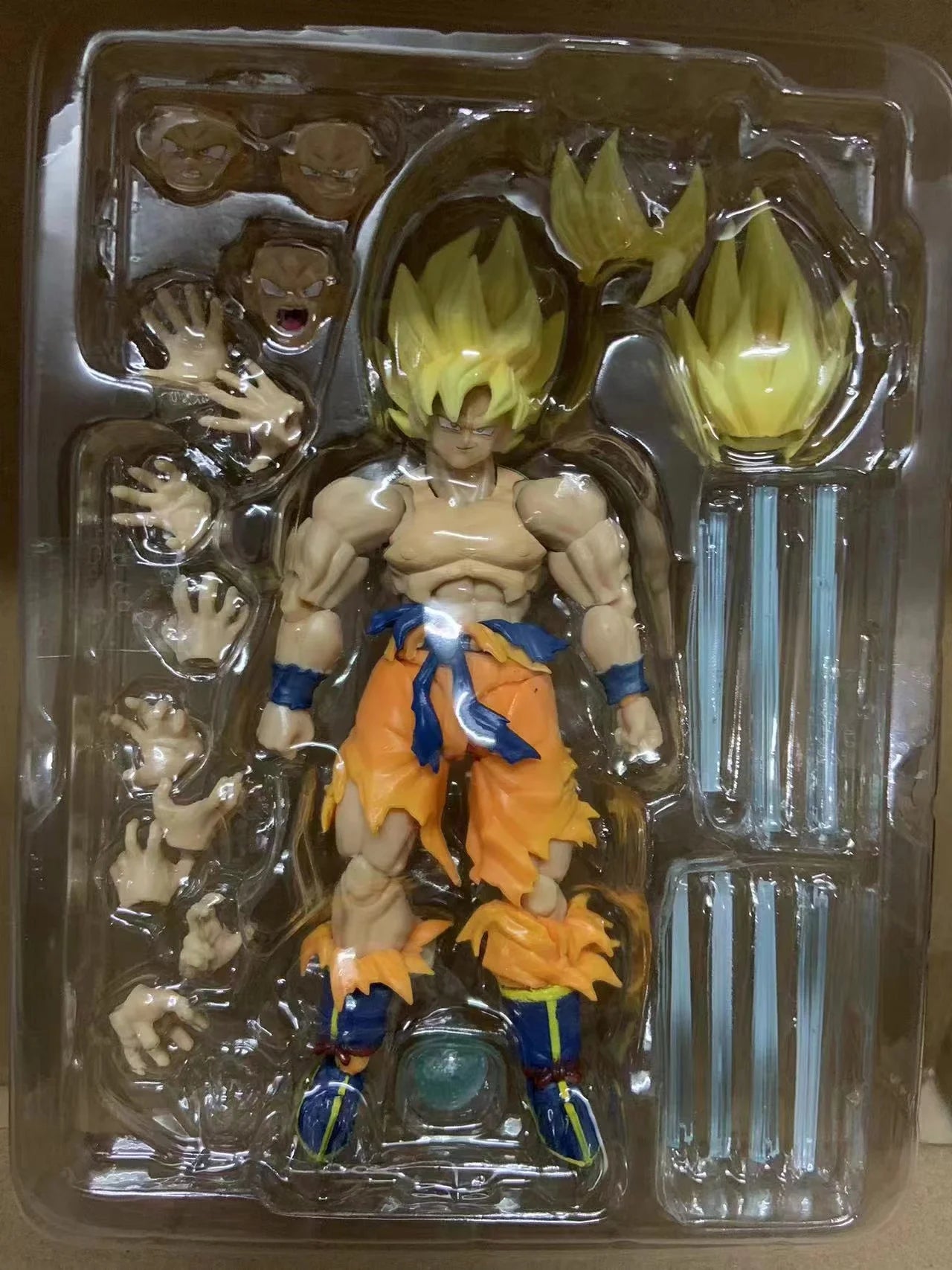 Anime Dragon Ball Z SHF Son Goku Articulated Action Figure Collectible Toys 17cm