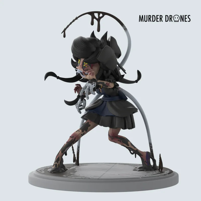 Murder Drones Cyn AniMEGAZ Anime Figure Original PVC Collectible Model New Villain Merch Cute Toy Kawaii Gift Desktop Decoration