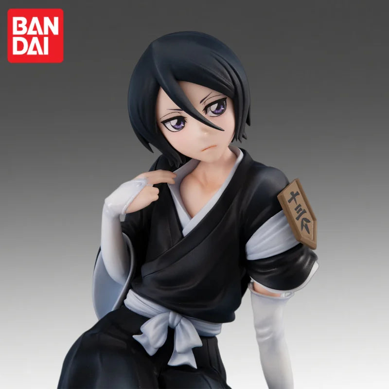 In Stock Bandai Original Megahouse Bleach Kuchiki Rukia Action Figure Model Doll Brand New Boxed Toys Model Anime Characters