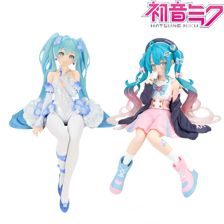 Anime Hatsune Miku Doll Model Cartoon Cute Tabletop Decoration Flower Fairy/Sailor Suit Kawaii Action Figures Model Holiday Gift