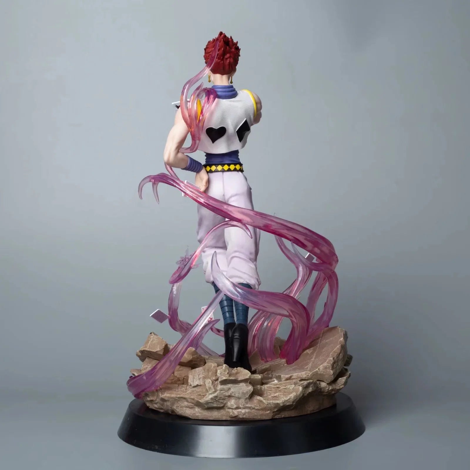 32cm HUNTER×HUNTER Hisoka Figure Anime Model Hisoka Action Figure Double Head PVC Figurine Kids Toy Gifts for Boys Ornaments