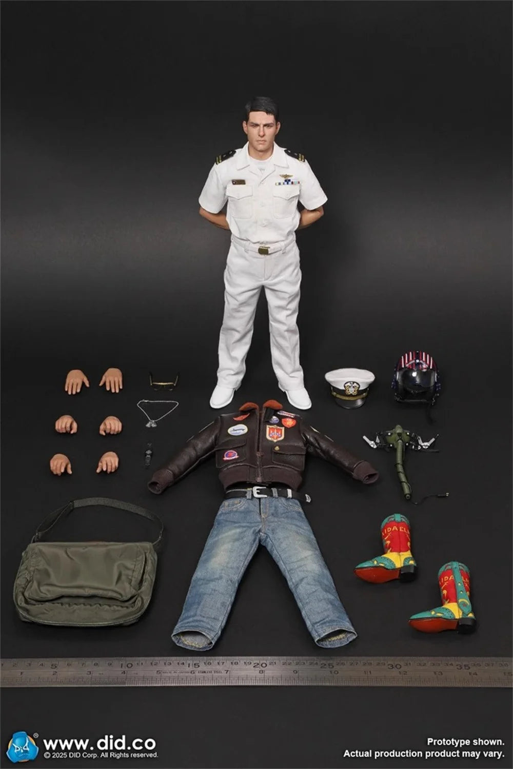 For Sale 1/6 DID MA80181 US. Soldier Doll Handsome Guy Tom Cruise Top Gun Full Set Moveable Action Figure Gift For Fans Collect